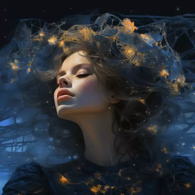 a beautiful woman, ethereal